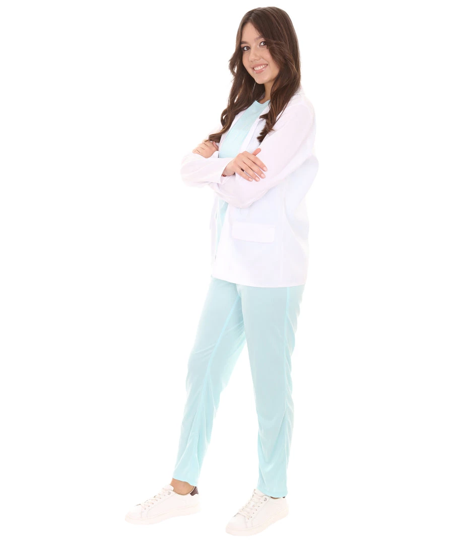 HPO Adult Women's Doctor Uniform Costume | Multi Cosplay Costume 3 HPO Adult Women's Doctor Uniform Costume | Multi Cosplay Costume