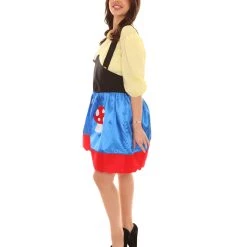 HPO Adult Women's Miss Gnome Costume | Multicolor Cosplay Costume