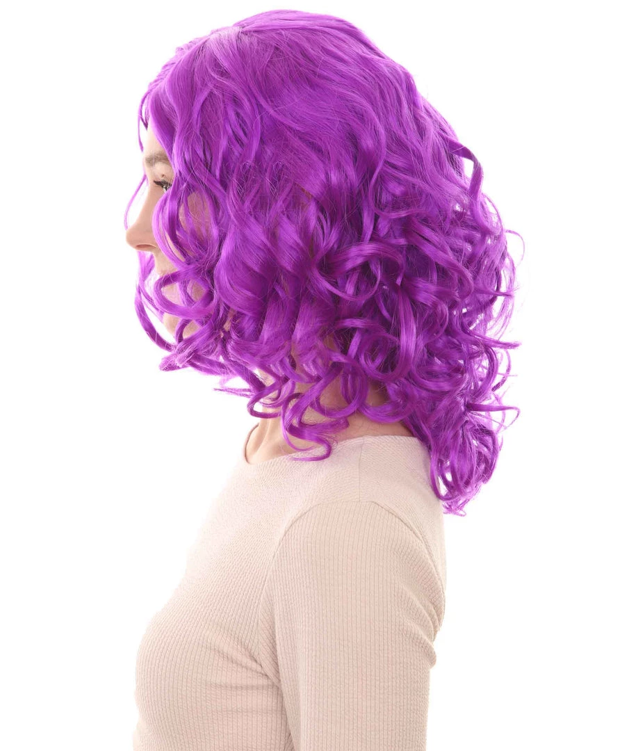 HPO Men's California Girl Curls Womens Wig Collections | Medium Glamour Cosplay Halloween Wig | Premium Breathable Capless Cap 31 HPO Men's California Girl Curls Womens Wig Collections | Medium Glamour Cosplay Halloween Wig | Premium Breathable Capless Cap
