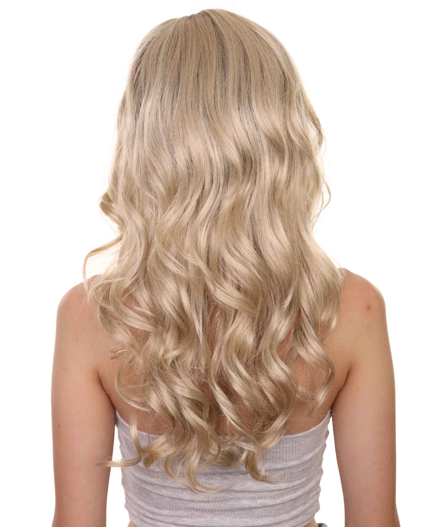 Adult Women's 23" Inch Long Length Wavy Halloween Cosplay Star Girl Super Hero Costume Wig, Synthetic Soft Fiber Hair, Capless Cap Design For Comfort And Fit! | HPO 4 Adult Women's 23" Inch Long Length Wavy Halloween Cosplay Star Girl Super Hero Costume Wig, Synthetic Soft Fiber Hair, Capless Cap Design For Comfort And Fit! | HPO