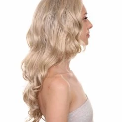 Adult Women's 23" Inch Long Length Wavy Halloween Cosplay Star Girl Super Hero Costume Wig, Synthetic Soft Fiber Hair, Capless Cap Design For Comfort And Fit! | HPO 12 Adult Women's 23