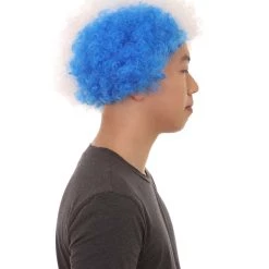 FLAGWIGS Sport Afro Fun Wig Collection | Jumbo Red Yellow Wig