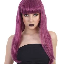 HPO Fantasy Womens Wig | Purple Wigs | Premium Breathable Capless Cap