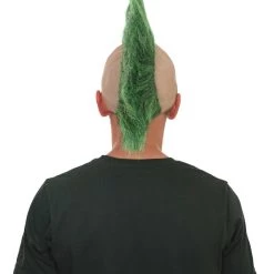 HPO Green Mohawk Mens Wig | Celebrity Cosplay Halloween Wig 11 HPO Green Mohawk Mens Wig | Celebrity Cosplay Halloween Wig