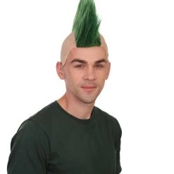 HPO Green Mohawk Mens Wig | Celebrity Cosplay Halloween Wig 13 HPO Green Mohawk Mens Wig | Celebrity Cosplay Halloween Wig