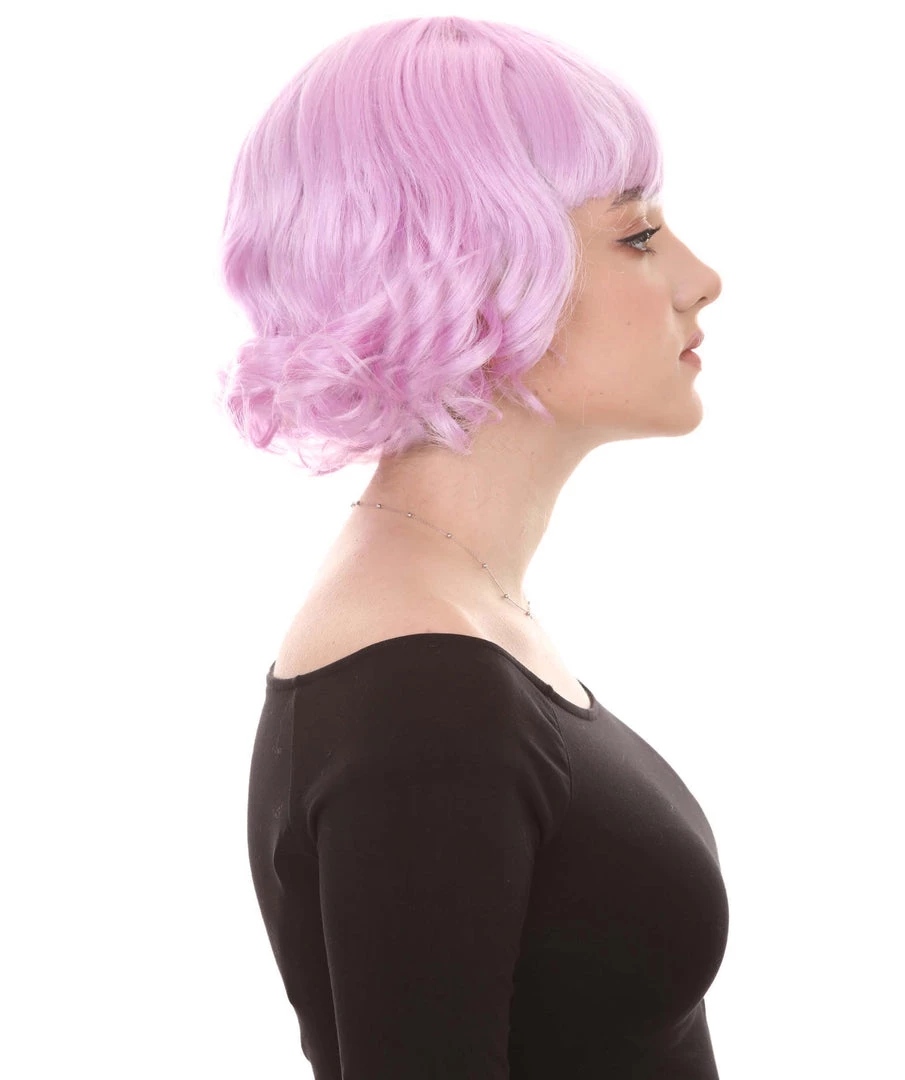 HPO Carnival Wavy Short Wig Collection | Premium Breathable Capless Cap 70 HPO Carnival Wavy Short Wig Collection | Premium Breathable Capless Cap