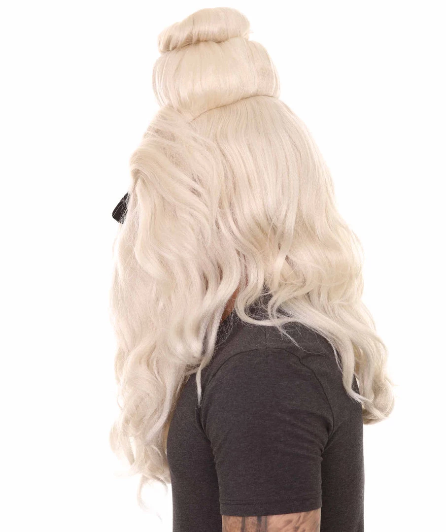 HPO Serpant Monk | Men's White Brown Straight Serpant Monk Cosplay Wig | Premium Breathable Capless Cap 3 HPO Serpant Monk | Men's White Brown Straight Serpant Monk Cosplay Wig | Premium Breathable Capless Cap