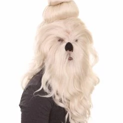 HPO Serpant Monk | Men's White Brown Straight Serpant Monk Cosplay Wig | Premium Breathable Capless Cap 13 HPO Serpant Monk | Men's White Brown Straight Serpant Monk Cosplay Wig | Premium Breathable Capless Cap