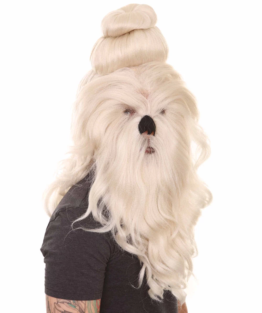 HPO Serpant Monk | Men's White Brown Straight Serpant Monk Cosplay Wig | Premium Breathable Capless Cap 6 HPO Serpant Monk | Men's White Brown Straight Serpant Monk Cosplay Wig | Premium Breathable Capless Cap