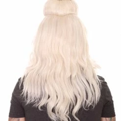 HPO Serpant Monk | Men's White Brown Straight Serpant Monk Cosplay Wig | Premium Breathable Capless Cap 11 HPO Serpant Monk | Men's White Brown Straight Serpant Monk Cosplay Wig | Premium Breathable Capless Cap