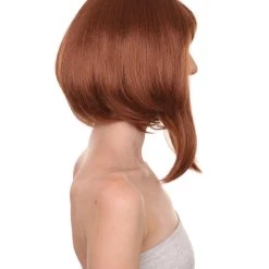 Adult Women's 14" Inch Medium Length Straight Halloween Cosplay Animated Pro Hero Costume Wig, Synthetic Soft Fiber Hair, Perfect For Your Next Conventiton And Group Anime Party! | HPO 12 Adult Women's 14
