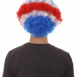FLAGWIGS Costa Rica Sport Afro Fun Wig | Jumbo Cosplay Halloween Wig SALE 11 FLAGWIGS Costa Rica Sport Afro Fun Wig | Jumbo Cosplay Halloween Wig SALE