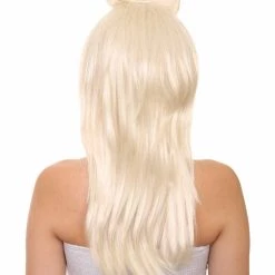 HPO Pop Sensation Womens Wig | Party Ready Blonde Fancy Cosplay Halloween Wig | Premium Breathable Capless Cap 12 HPO Pop Sensation Womens Wig | Party Ready Blonde Fancy Cosplay Halloween Wig | Premium Breathable Capless Cap