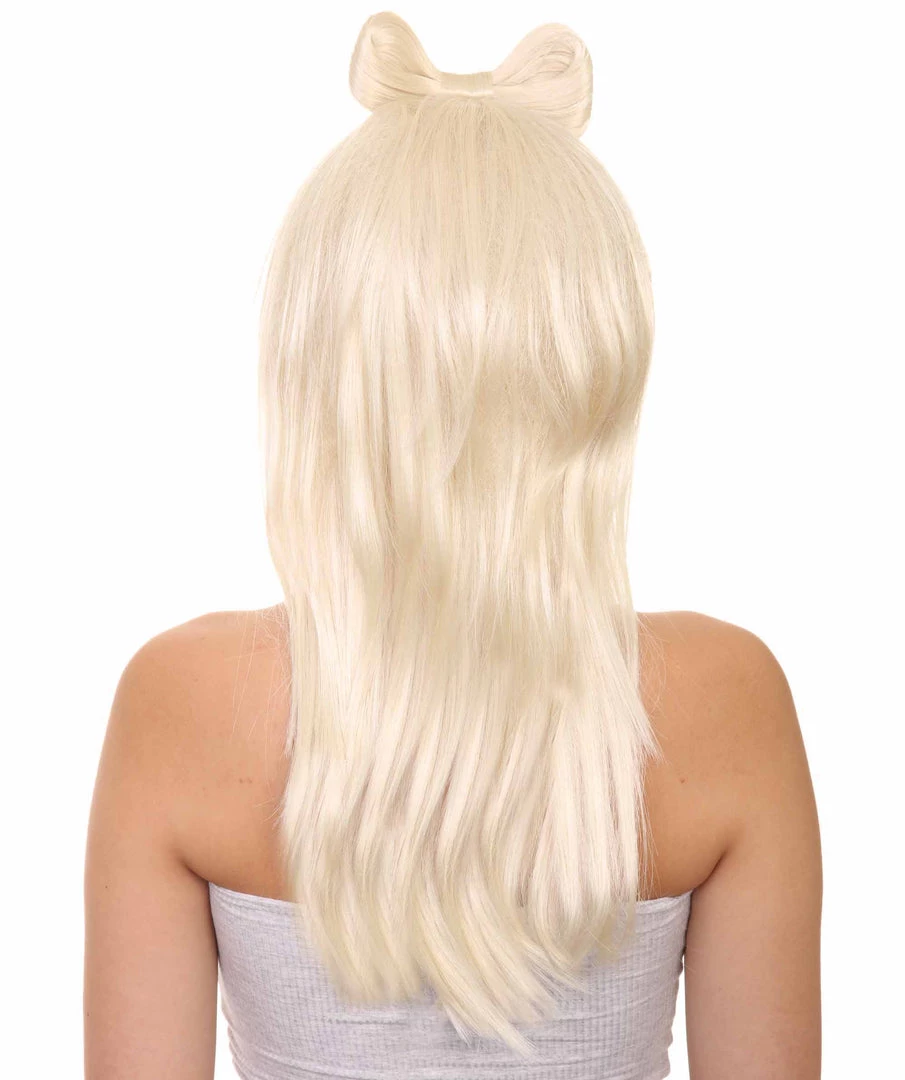 HPO Pop Sensation Womens Wig | Party Ready Blonde Fancy Cosplay Halloween Wig | Premium Breathable Capless Cap 4 HPO Pop Sensation Womens Wig | Party Ready Blonde Fancy Cosplay Halloween Wig | Premium Breathable Capless Cap