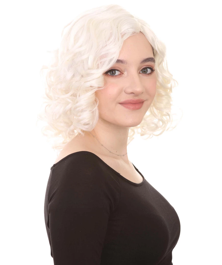 HPO Men's California Girl Curls Womens Wig Collections | Medium Glamour Cosplay Halloween Wig | Premium Breathable Capless Cap 41 HPO Men's California Girl Curls Womens Wig Collections | Medium Glamour Cosplay Halloween Wig | Premium Breathable Capless Cap
