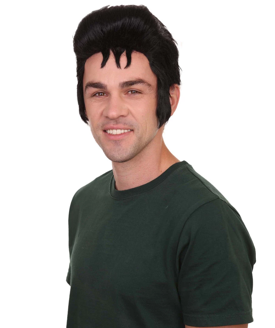 HPO Men's Men Fashion Cosplay Black Wig | Premium Breathable Capless Cap 2 HPO Men's Men Fashion Cosplay Black Wig | Premium Breathable Capless Cap