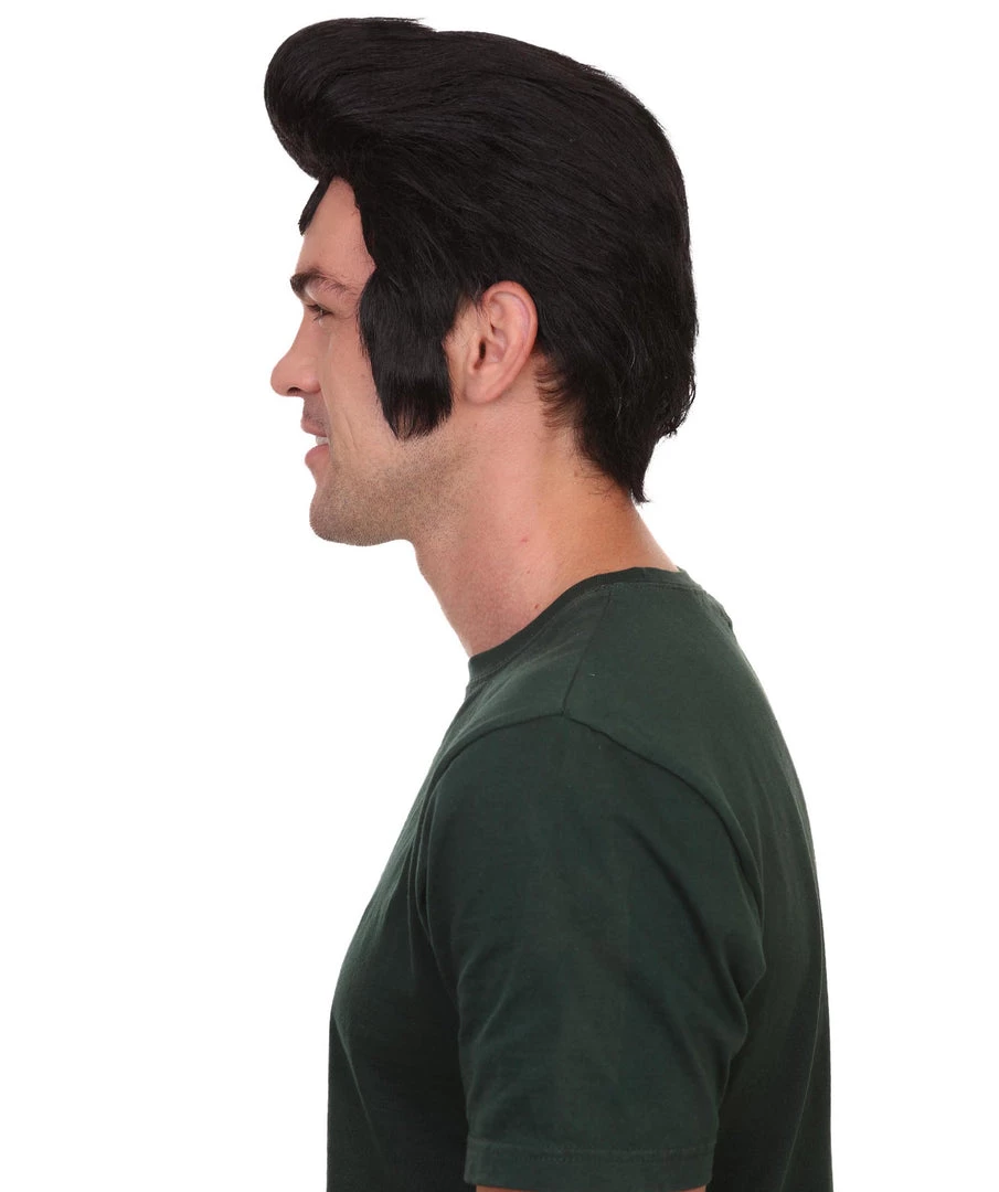 HPO Men's Men Fashion Cosplay Black Wig | Premium Breathable Capless Cap 3 HPO Men's Men Fashion Cosplay Black Wig | Premium Breathable Capless Cap