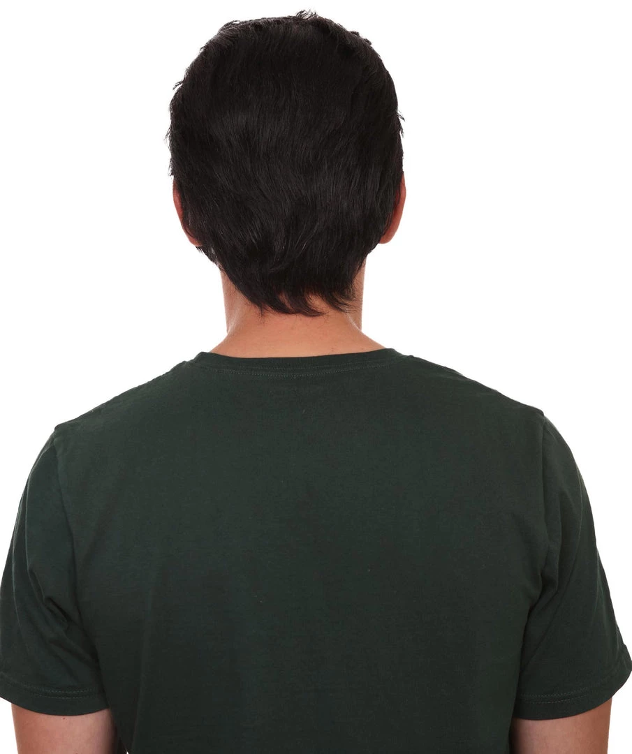 HPO Men's Men Fashion Cosplay Black Wig | Premium Breathable Capless Cap 4 HPO Men's Men Fashion Cosplay Black Wig | Premium Breathable Capless Cap