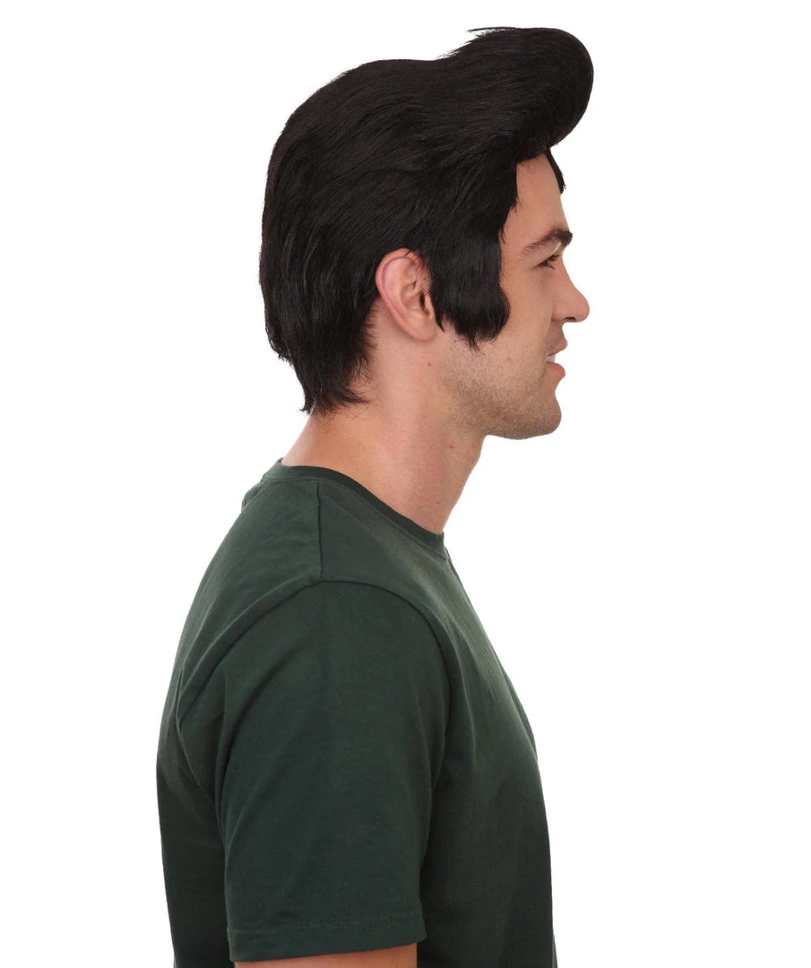 HPO Men's Men Fashion Cosplay Black Wig | Premium Breathable Capless Cap 5 HPO Men's Men Fashion Cosplay Black Wig | Premium Breathable Capless Cap