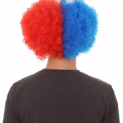 FLAGWIGS SALE Chile Sport Afro Fun Wig | Super Size Blue White Red Wig