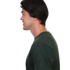 HPO Men's Mens Singer Wig | Black Celebrity Wig | Premium Breathable Capless Cap 11 HPO Men's Mens Singer Wig | Black Celebrity Wig | Premium Breathable Capless Cap