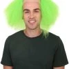 HPO Scary Green Clown Mens Killer Wig | Cosplay Halloween Wig