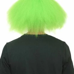 HPO Scary Green Clown Mens Killer Wig | Cosplay Halloween Wig 11 HPO Scary Green Clown Mens Killer Wig | Cosplay Halloween Wig