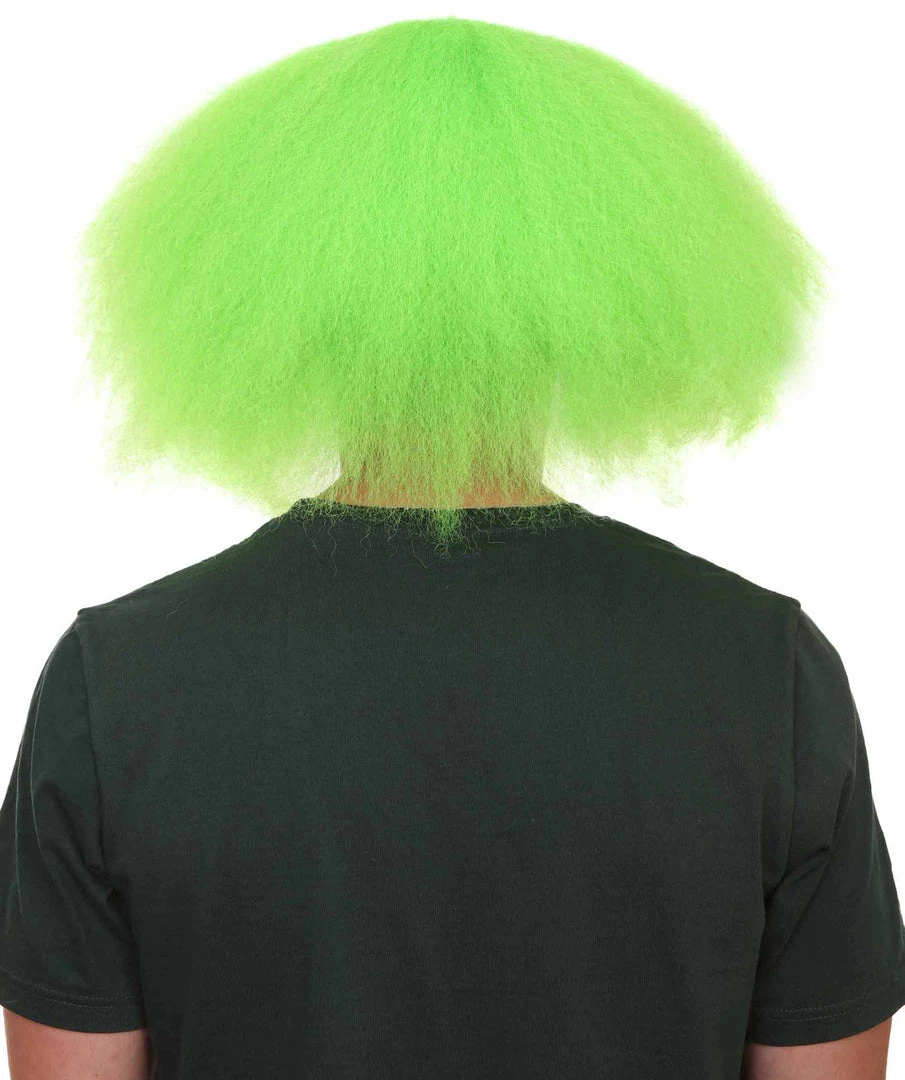 HPO Scary Green Clown Mens Killer Wig | Cosplay Halloween Wig 4 HPO Scary Green Clown Mens Killer Wig | Cosplay Halloween Wig