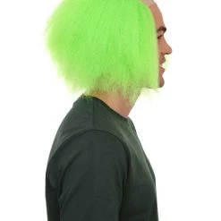 HPO Scary Green Clown Mens Killer Wig | Cosplay Halloween Wig 12 HPO Scary Green Clown Mens Killer Wig | Cosplay Halloween Wig