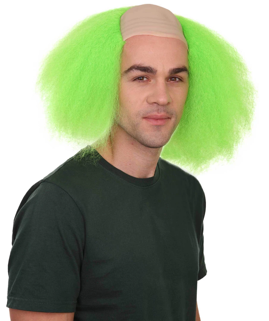 HPO Scary Green Clown Mens Killer Wig | Cosplay Halloween Wig 6 HPO Scary Green Clown Mens Killer Wig | Cosplay Halloween Wig