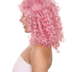 Adult Women's 16" Medium Length Curly Halloween Cosplay Gorgeous Gansta Icon Costume Wig, Synthetic Soft Fiber Hair, Capless Cap Comfortable Design And Feel | HPO 10 Adult Women's 16