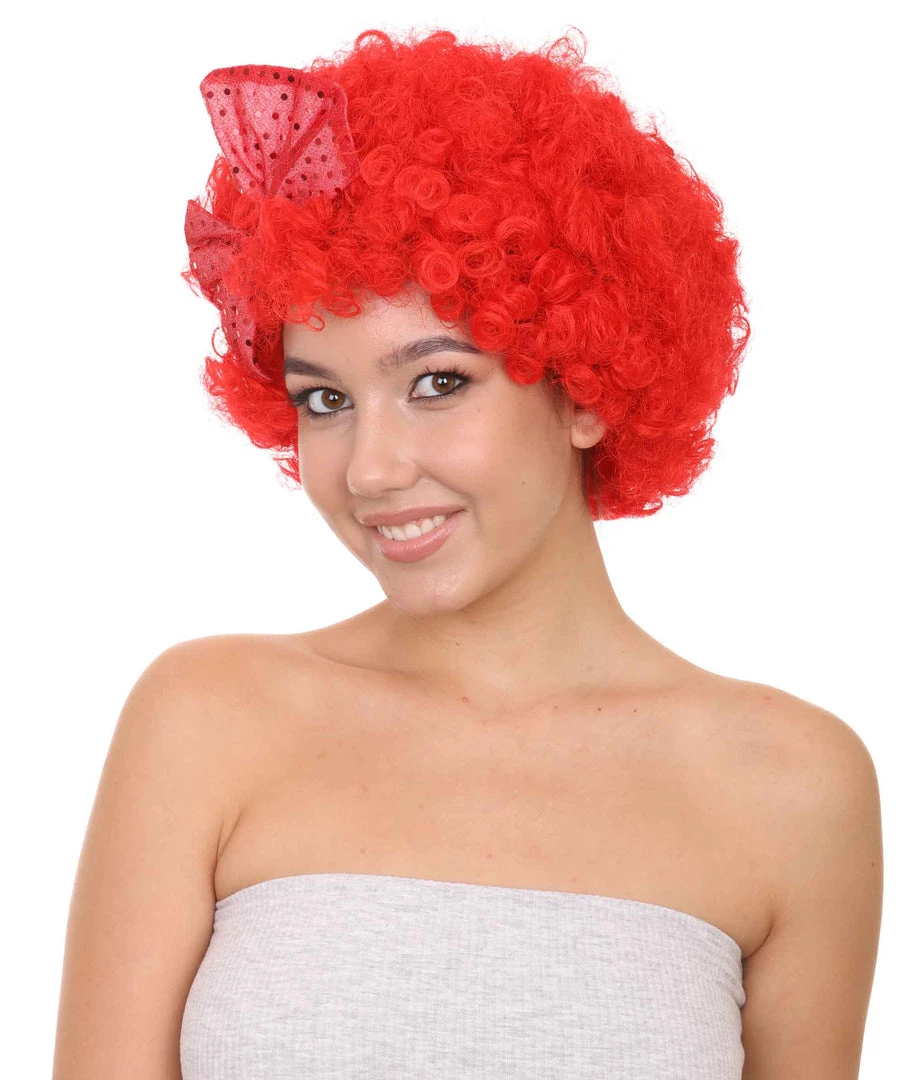 HPO Men's Red Butterfly Womens Wig | Super Size Jumbo Afro Character Cosplay Halloween Wig | Premium Breathable Capless Cap 2 HPO Men's Red Butterfly Womens Wig | Super Size Jumbo Afro Character Cosplay Halloween Wig | Premium Breathable Capless Cap