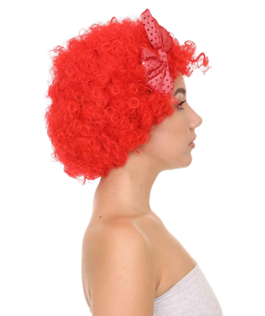 HPO Men's Red Butterfly Womens Wig | Super Size Jumbo Afro Character Cosplay Halloween Wig | Premium Breathable Capless Cap 5 HPO Men's Red Butterfly Womens Wig | Super Size Jumbo Afro Character Cosplay Halloween Wig | Premium Breathable Capless Cap