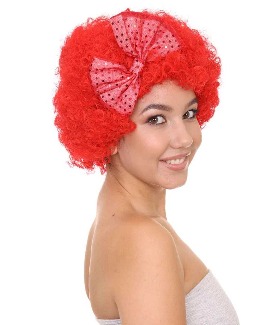 HPO Men's Red Butterfly Womens Wig | Super Size Jumbo Afro Character Cosplay Halloween Wig | Premium Breathable Capless Cap 6 HPO Men's Red Butterfly Womens Wig | Super Size Jumbo Afro Character Cosplay Halloween Wig | Premium Breathable Capless Cap