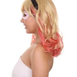 Adult Women's 17" Inch Medium Length Halloween Animated Spider Of Ghost Costume Wig, Synthetic Soft Fiber Hair, Perfect For Your Next Cosplay Conventiton And Group Anime Party! | HPO 12 Adult Women's 17