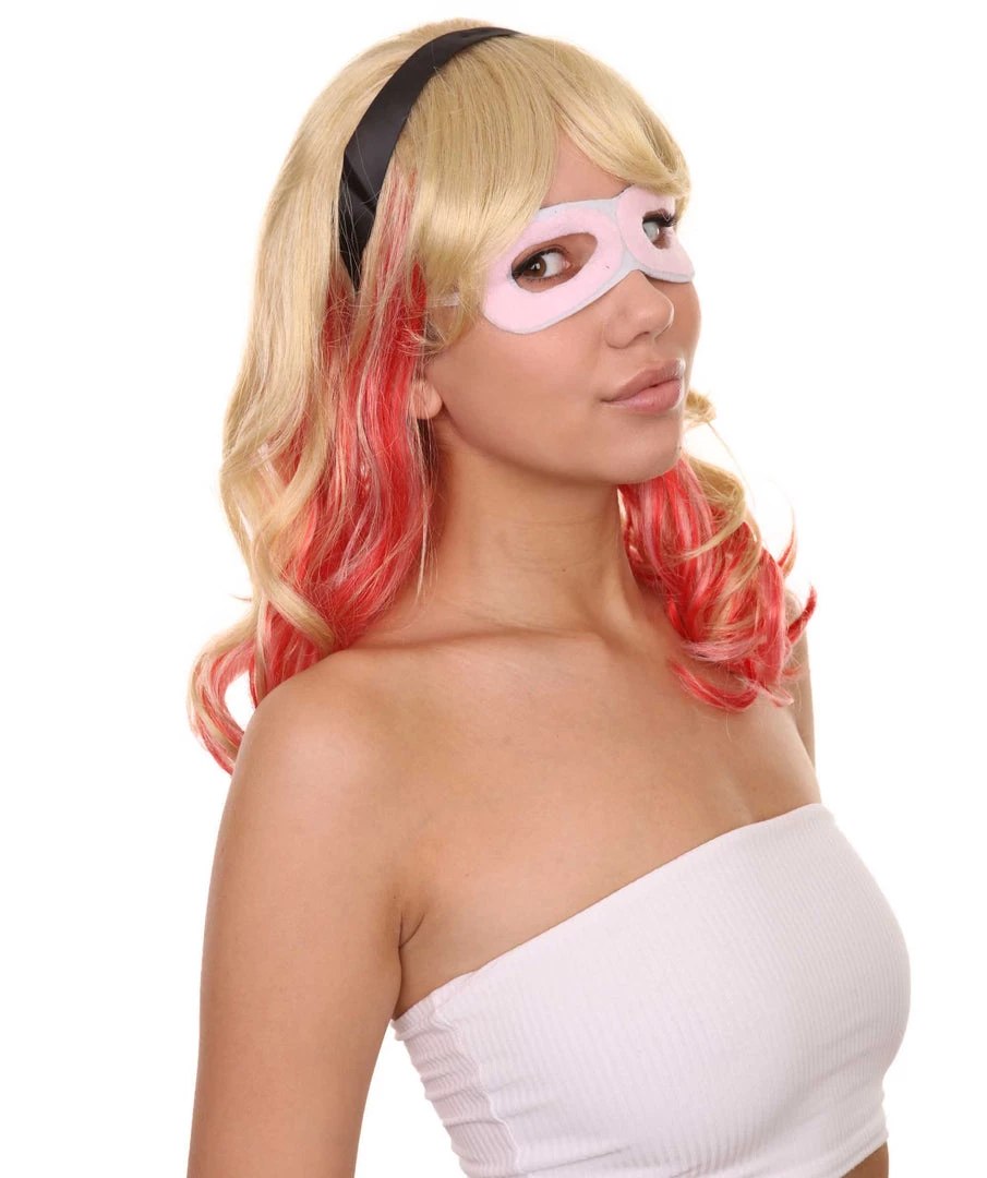 Adult Women's 17" Inch Medium Length Halloween Animated Spider Of Ghost Costume Wig, Synthetic Soft Fiber Hair, Perfect For Your Next Cosplay Conventiton And Group Anime Party! | HPO 7 Adult Women's 17" Inch Medium Length Halloween Animated Spider Of Ghost Costume Wig, Synthetic Soft Fiber Hair, Perfect For Your Next Cosplay Conventiton And Group Anime Party! | HPO