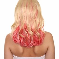 Adult Women's 17" Inch Medium Length Halloween Animated Spider Of Ghost Costume Wig, Synthetic Soft Fiber Hair, Perfect For Your Next Cosplay Conventiton And Group Anime Party! | HPO 13 Adult Women's 17