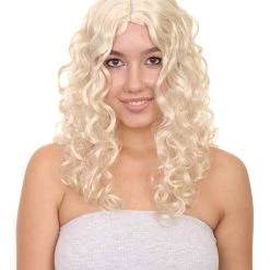 HPO 70's Glam Womens Wig | Blonde Retro Wig | Premium Breathable Capless Cap