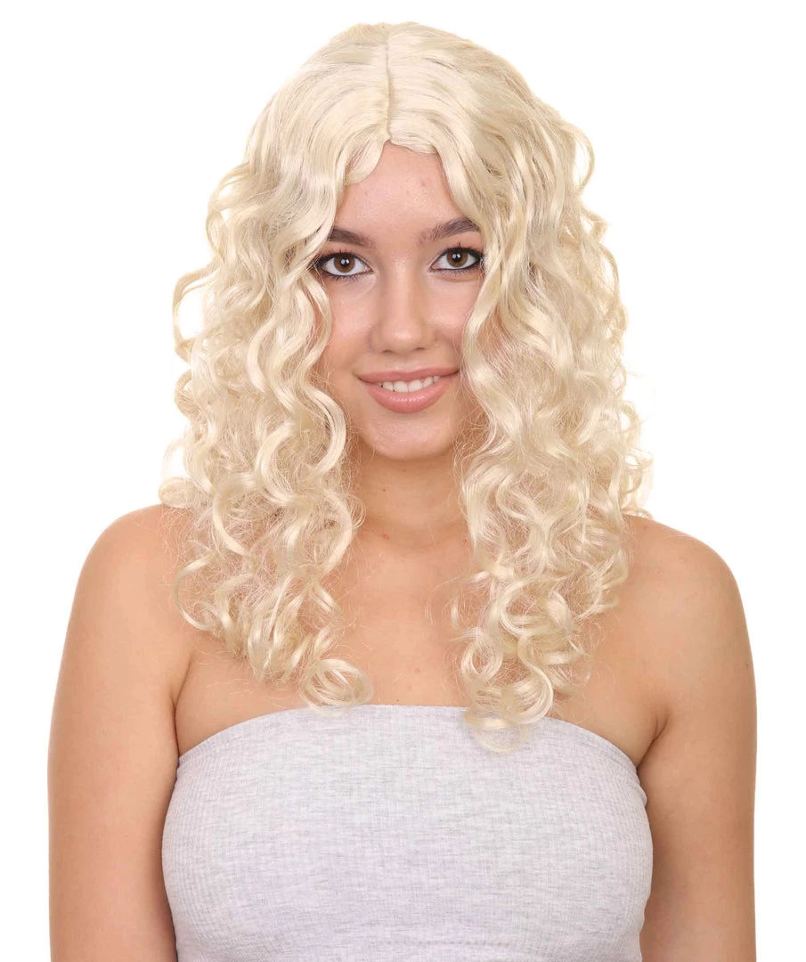 HPO 70's Glam Womens Wig | Blonde Retro Wig | Premium Breathable Capless Cap 2 HPO 70's Glam Womens Wig | Blonde Retro Wig | Premium Breathable Capless Cap