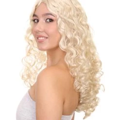 HPO 70's Glam Womens Wig | Blonde Retro Wig | Premium Breathable Capless Cap 12 HPO 70's Glam Womens Wig | Blonde Retro Wig | Premium Breathable Capless Cap