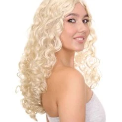 HPO 70's Glam Womens Wig | Blonde Retro Wig | Premium Breathable Capless Cap 16 HPO 70's Glam Womens Wig | Blonde Retro Wig | Premium Breathable Capless Cap