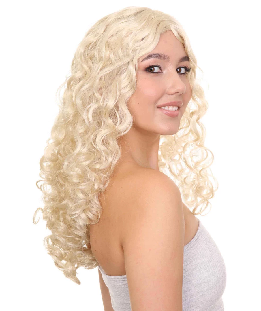 HPO 70's Glam Womens Wig | Blonde Retro Wig | Premium Breathable Capless Cap 7 HPO 70's Glam Womens Wig | Blonde Retro Wig | Premium Breathable Capless Cap
