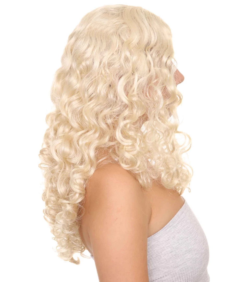 HPO 70's Glam Womens Wig | Blonde Retro Wig | Premium Breathable Capless Cap 6 HPO 70's Glam Womens Wig | Blonde Retro Wig | Premium Breathable Capless Cap