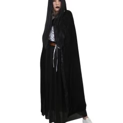 HPO Adult Women's Witch Costume W/ Hat Costume | Black Halloween Costume