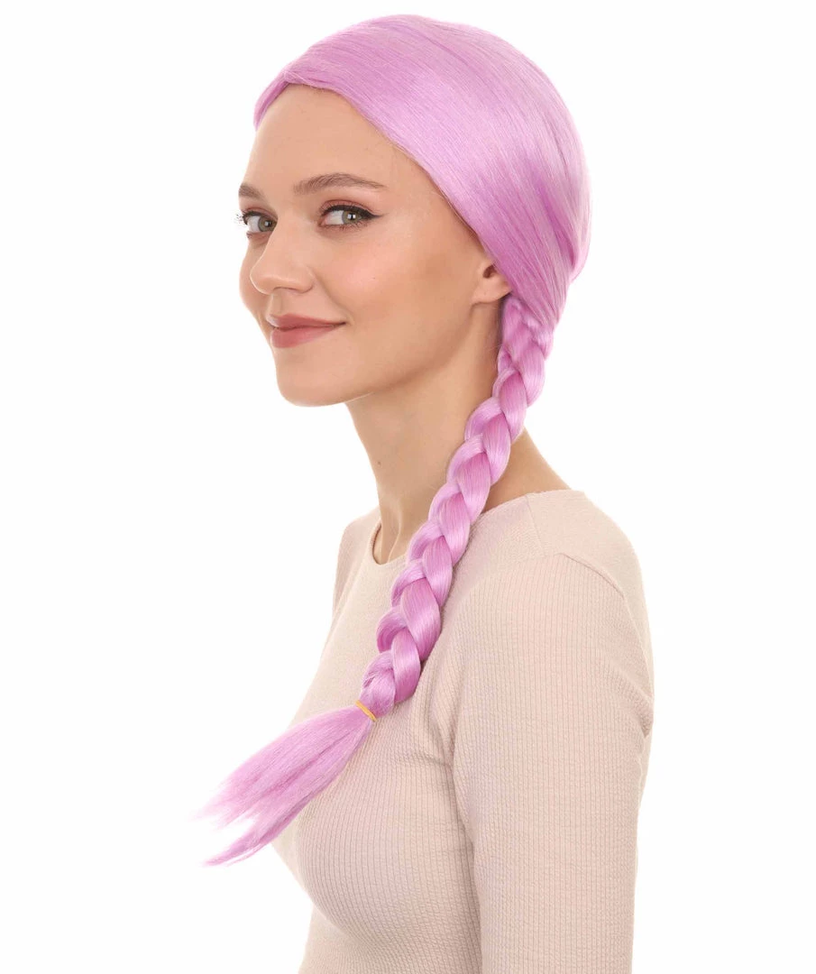 HPO Womens Slovenia Braided Wig Song Contest 2018 | Purple Celebrity Wigs | Premium Breathable Capless Cap 2 HPO Womens Slovenia Braided Wig Song Contest 2018 | Purple Celebrity Wigs | Premium Breathable Capless Cap