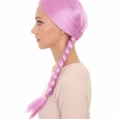 HPO Womens Slovenia Braided Wig Song Contest 2018 | Purple Celebrity Wigs | Premium Breathable Capless Cap 11 HPO Womens Slovenia Braided Wig Song Contest 2018 | Purple Celebrity Wigs | Premium Breathable Capless Cap
