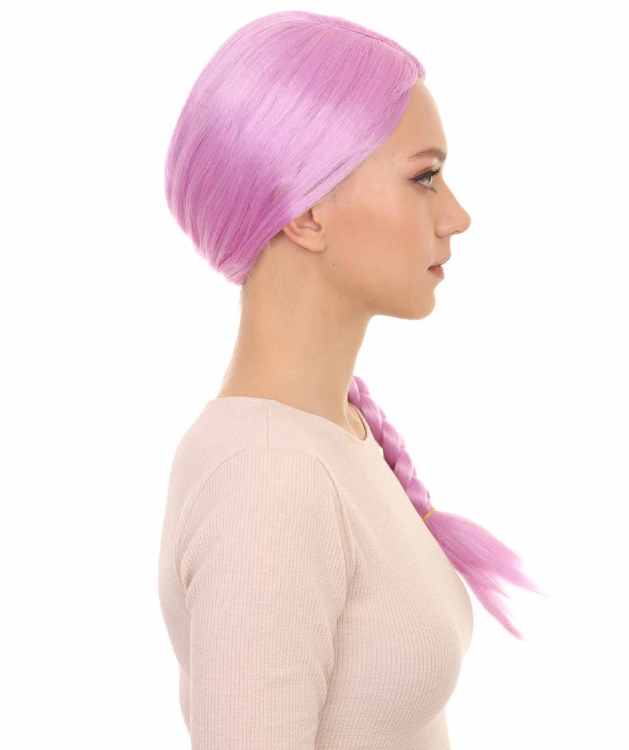 HPO Womens Slovenia Braided Wig Song Contest 2018 | Purple Celebrity Wigs | Premium Breathable Capless Cap 5 HPO Womens Slovenia Braided Wig Song Contest 2018 | Purple Celebrity Wigs | Premium Breathable Capless Cap