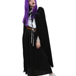 HPO Adult Women's Witch Costume W/ Hat Costume | Black Halloween Costume 14 HPO Adult Women's Witch Costume W/ Hat Costume | Black Halloween Costume