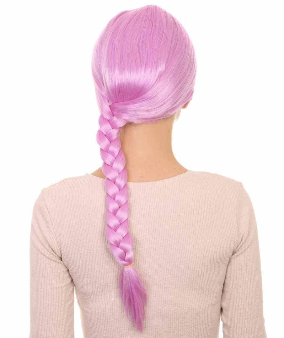 HPO Womens Slovenia Braided Wig Song Contest 2018 | Purple Celebrity Wigs | Premium Breathable Capless Cap 4 HPO Womens Slovenia Braided Wig Song Contest 2018 | Purple Celebrity Wigs | Premium Breathable Capless Cap