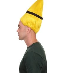 HPO Animation Yellow Mens Wig | Yellow Wig | Premium Breathable Capless Cap